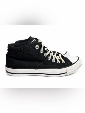 Converse Chuck Taylor All Star Black Canvas Mid Top Sneakers Men’s Size 8 EU 39